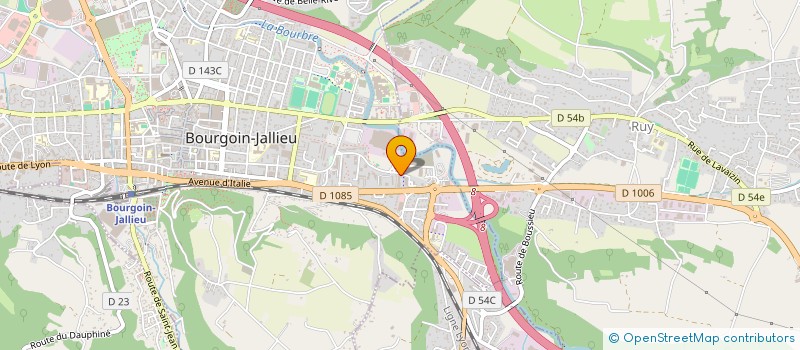 localisation de l'entreprise STEVAL à BOURGOIN-JALLIEU