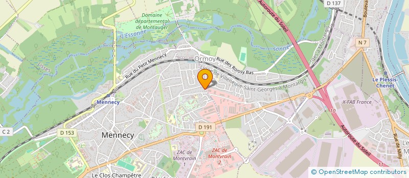 localisation de l'entreprise STEVAL  ORMOY