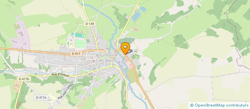 localisation de l'entreprise STEVAL à BOURBONNE-LES-BAINS