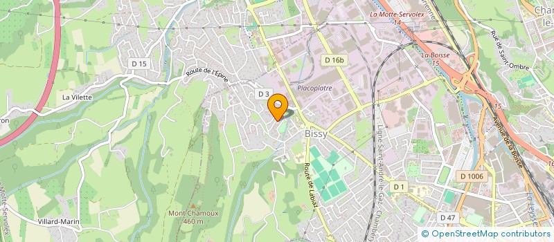 localisation de l'entreprise STEVAL SERVICES à CHAMBERY