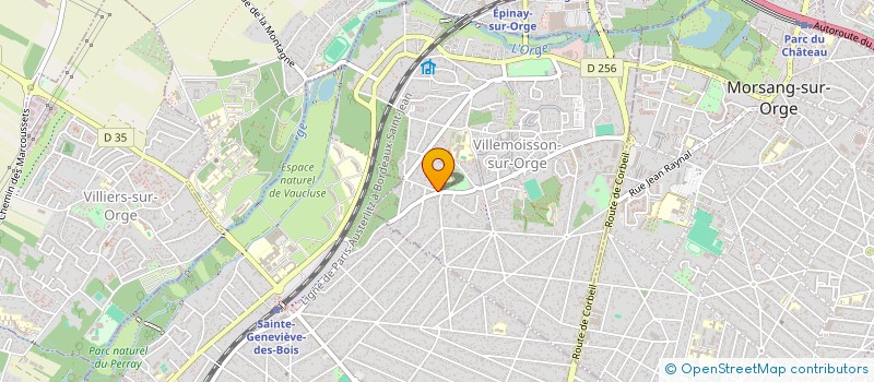 localisation de l'entreprise STEVALTT à VILLEMOISSON-SUR-ORGE