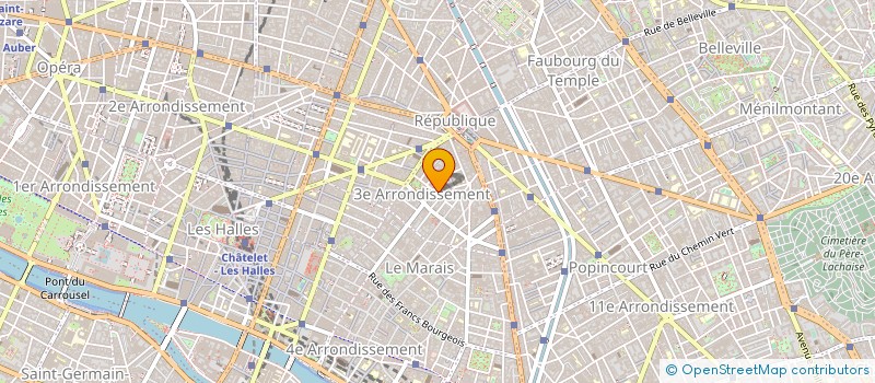 localisation de l'entreprise STEVAN H.A. PROGRAMMATION  PARIS