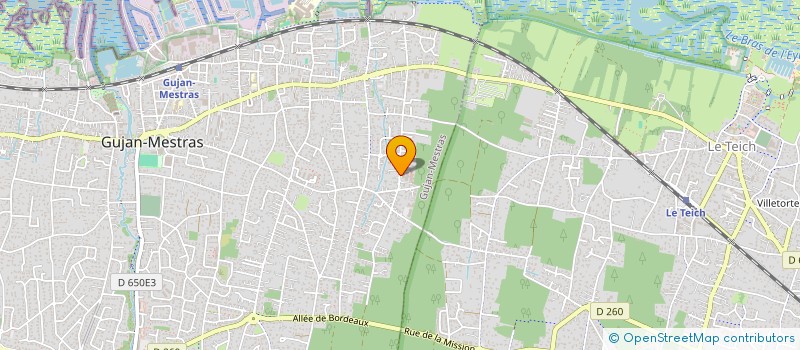 localisation de l'entreprise STEVANONI-GARCIA à GUJAN-MESTRAS