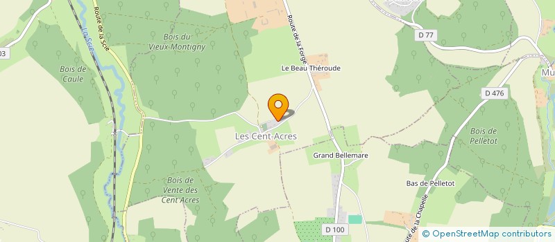 localisation de l'entreprise STEVANT & QUINN  LES CENT-ACRES