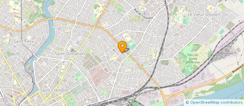 localisation de l'entreprise STEVE à NANTES