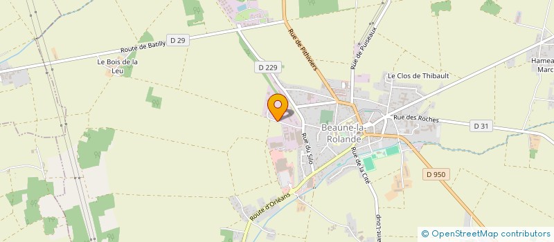 localisation de l'entreprise STEVE AUTOMOBILE à BEAUNE-LA-ROLANDE