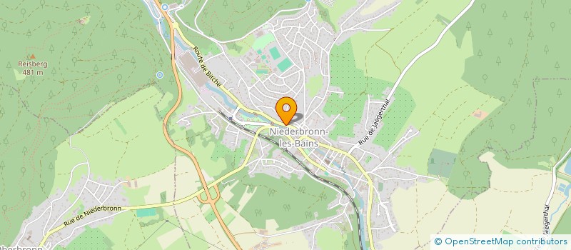 localisation de l'entreprise STEVE COIFFURE  NIEDERBRONN-LES-BAINS