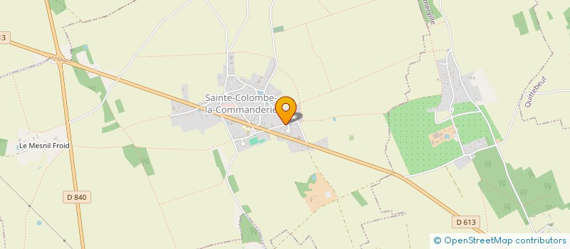 localisation de l'entreprise STEVE REGNIER  SAINTE-COLOMBE-LA-COMMANDERIE