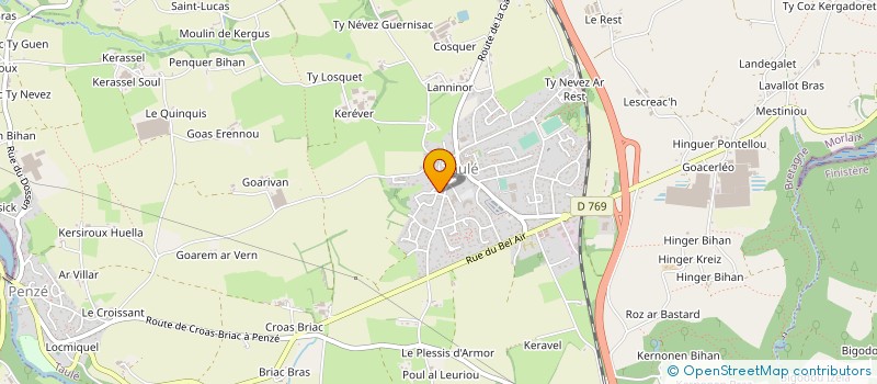 localisation de l'entreprise STEVE TAXI  TAULE