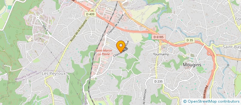localisation de l'entreprise STEVEN CARAVEL COORDINATION TRAVAUX à MOUGINS