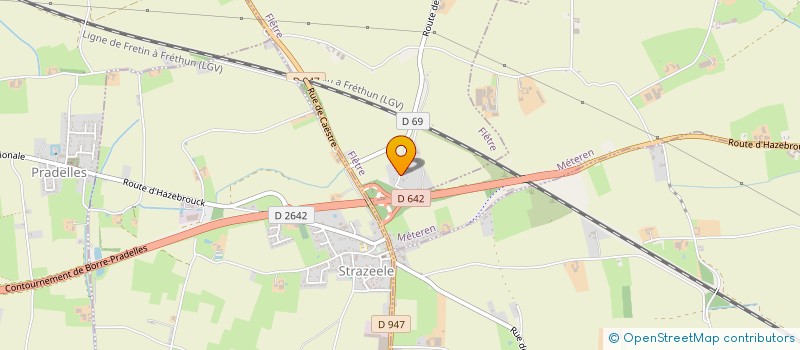 localisation de l'entreprise STEVEN GLX  FLETRE