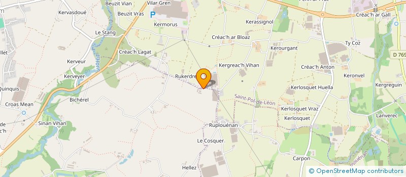 localisation de l'entreprise STEVEN LEON  SAINT-POL-DE-LEON