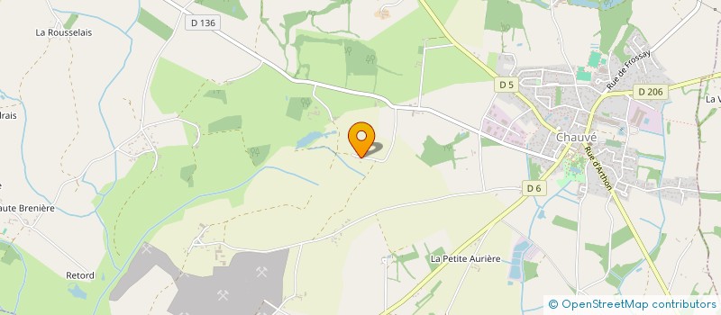 localisation de l'entreprise STEVEN TP  CHAUVE