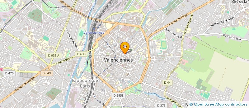 localisation de l'entreprise STEVENARD - BARUZIER à VALENCIENNES