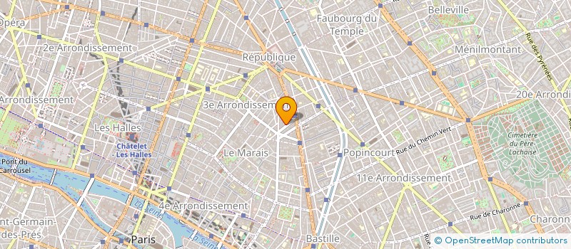 localisation de l'entreprise STEVENSON AND SON à PARIS