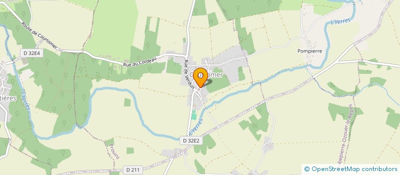 localisation de l'entreprise STEVERMAT à COURTOMER
