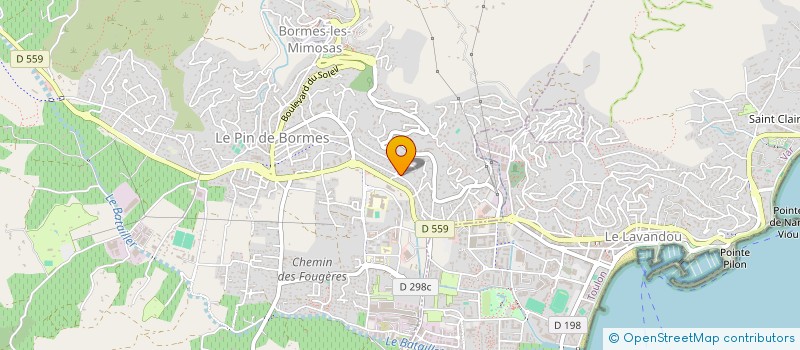 localisation de l'entreprise STEVICFLO à BORMES-LES-MIMOSAS