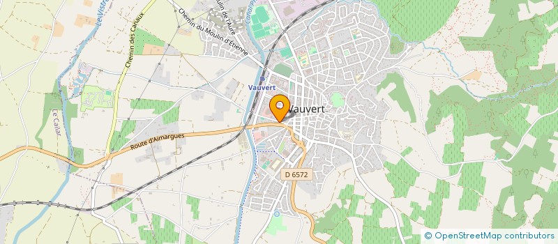 localisation de l'entreprise STEVIDANI  VAUVERT