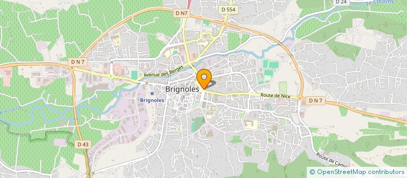 localisation de l'entreprise STEVIMAX  BRIGNOLES
