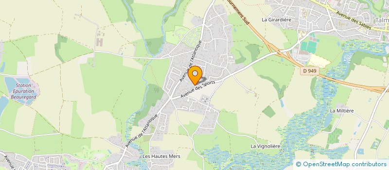 localisation de l'entreprise STEVINVEST  TALMONT-SAINT-HILAIRE