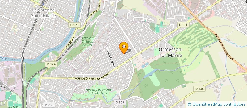 localisation de l'entreprise STEVIR  CHENNEVIERES-SUR-MARNE