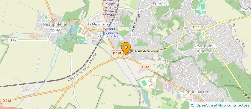 localisation de l'entreprise STEVIR  VILLIERS-SAINT-FREDERIC