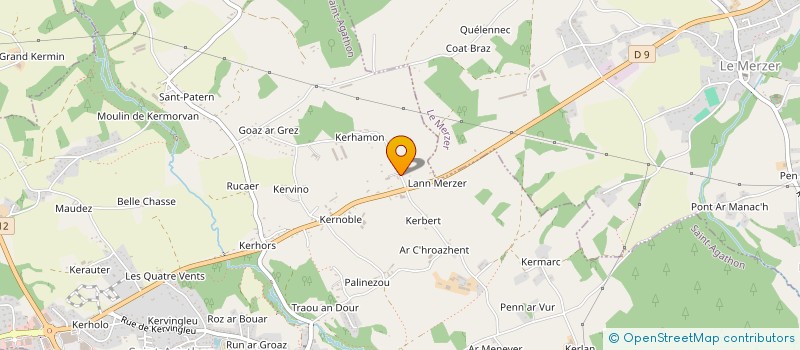 localisation de l'entreprise STEVIS  SAINT-AGATHON