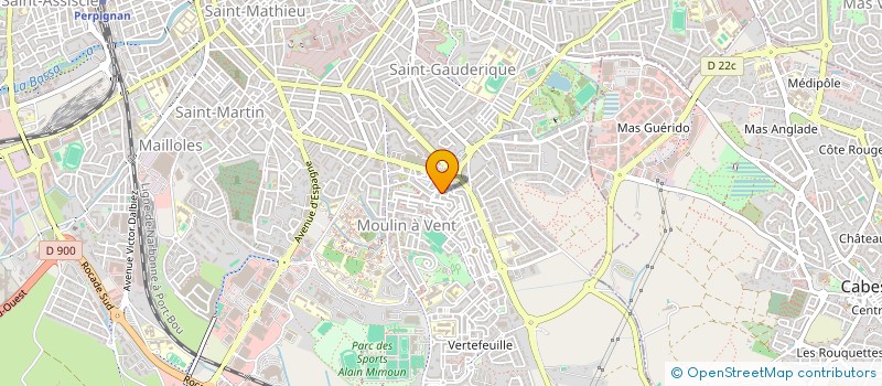 localisation de l'entreprise STEVISA  PERPIGNAN