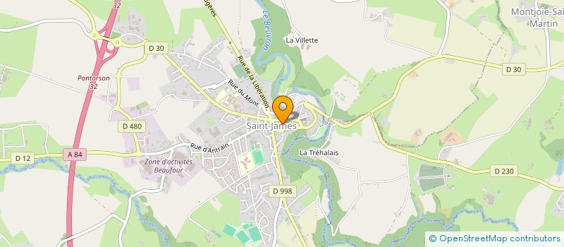 localisation de l'entreprise STEVISTA  SAINT-JAMES