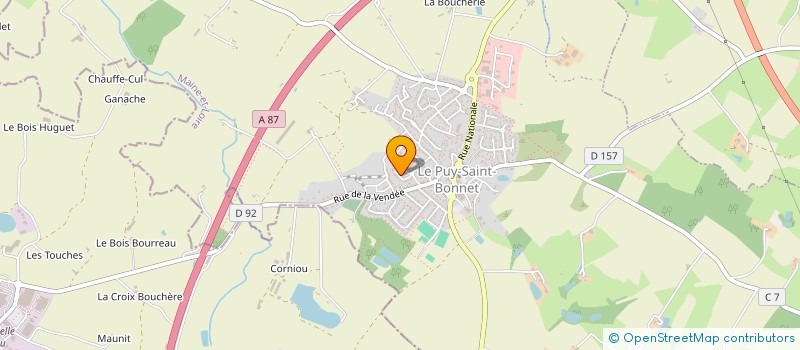 localisation de l'entreprise STEVY TIGNON PATRIMOINE à CHOLET