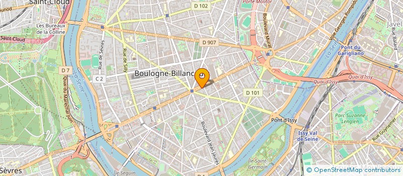 localisation de l'entreprise STEWAL à BOULOGNE-BILLANCOURT