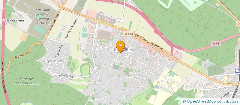 localisation de l'entreprise STEWART JARDINS REALISATIONS  CHAMBOURCY