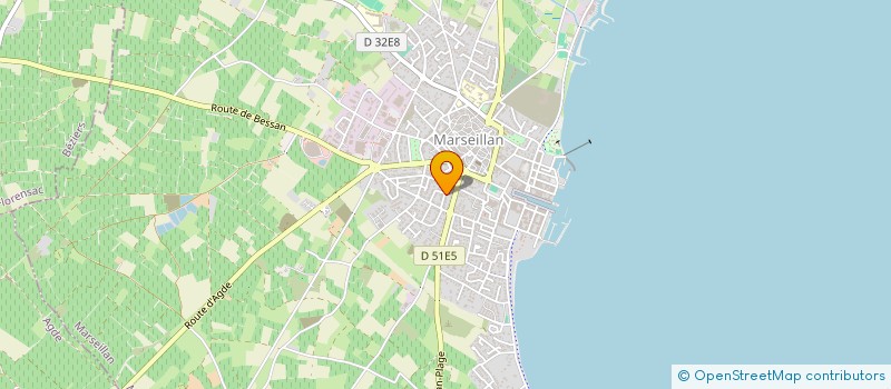 localisation de l'entreprise STEWART, LINDA & RICHARD à MARSEILLAN