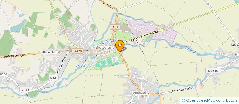 localisation de l'entreprise STEWEN  BLETTERANS