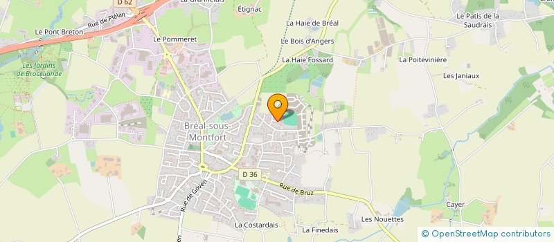 localisation de l'entreprise STEWEN  BREAL-SOUS-MONTFORT