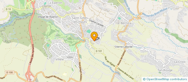 localisation de l'entreprise STEXAMA à SAINT-PAUL