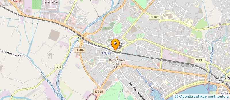 localisation de l'entreprise STF à FREJUS