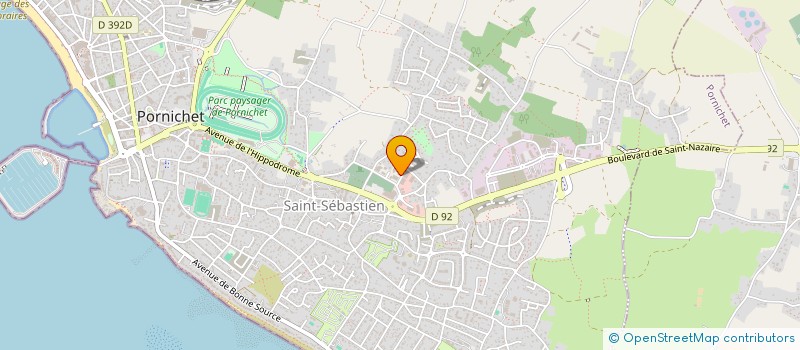 localisation de l'entreprise STF à PORNICHET