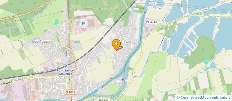 localisation de l'entreprise STF à PONT STE MAXENCE
