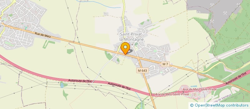 localisation de l'entreprise STF  SAINT-PRIVAT-LA-MONTAGNE