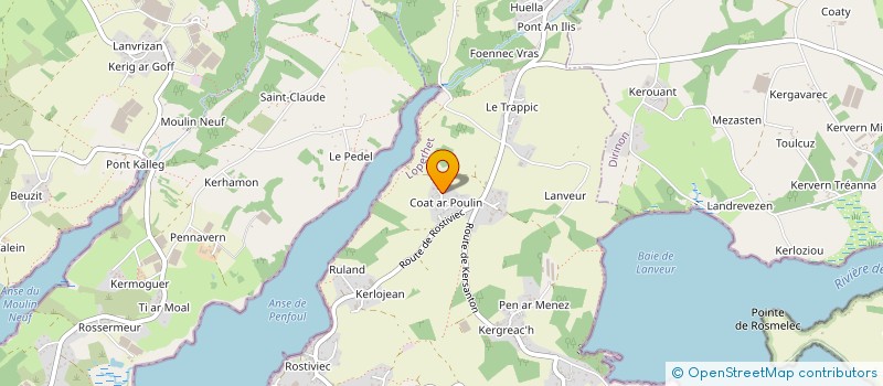 localisation de l'entreprise STF BATHYMETRIE à AUDIERNE