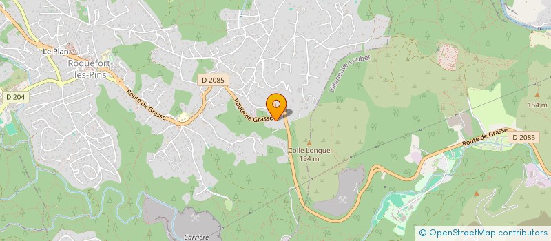 localisation de l'entreprise STF-H2O  ROQUEFORT-LES-PINS