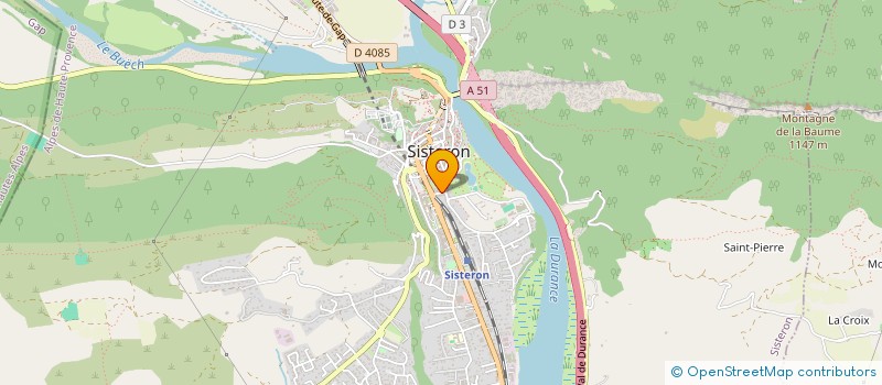 localisation de l'entreprise STF SERVICE TRANCHEUSE FRANCE à SISTERON