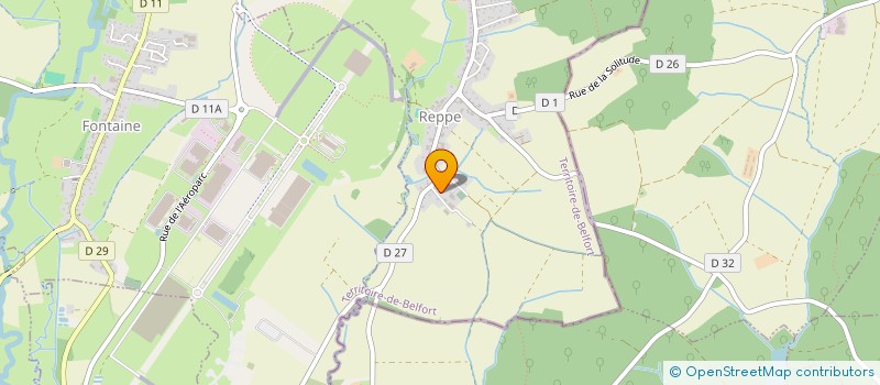 localisation de l'entreprise STFC à PHAFFANS
