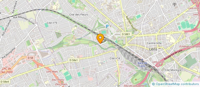 localisation de l'entreprise STFDSN  LENS