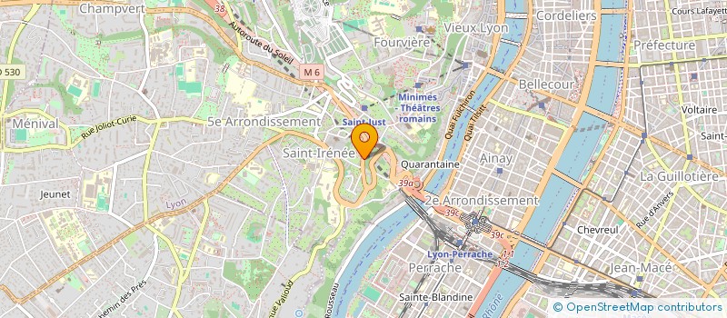 localisation de l'entreprise STFG  LYON 5EME