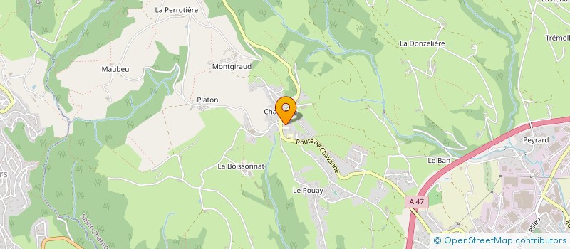 localisation de l'entreprise STFJ VIVERE  SAINT-CHAMOND