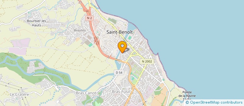 localisation de l'entreprise STFOI BTP à SAINT-BENOIT