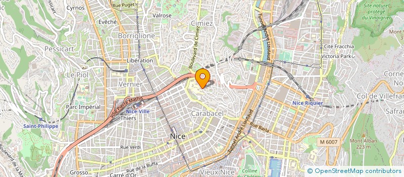localisation de l'entreprise STFR à NICE