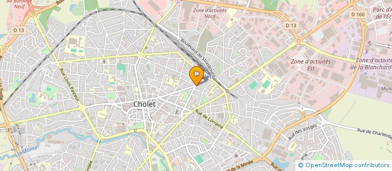 localisation de l'entreprise STG à CHOLET